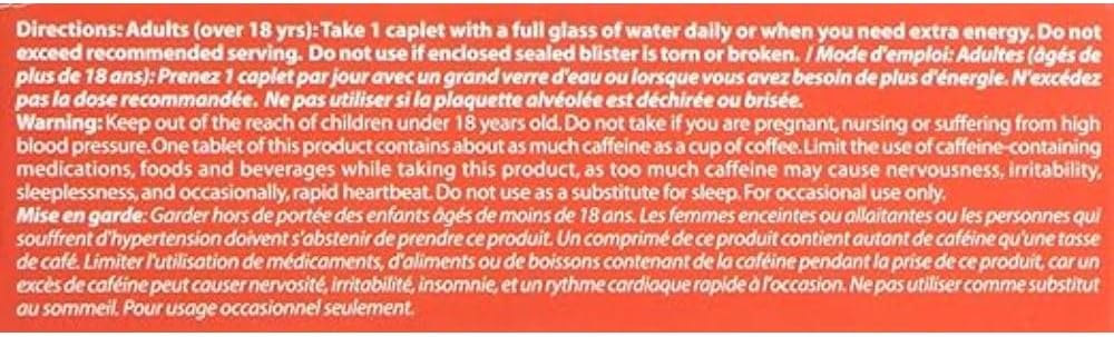 Nu-Life Zoom,10 分鐘內見效,能量持續長達 4 小時 | 無糖能量飲料,30 粒膠囊