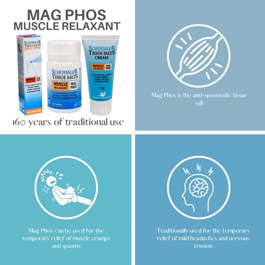 Schuessler Mag Phos Tablets - Pack of 125