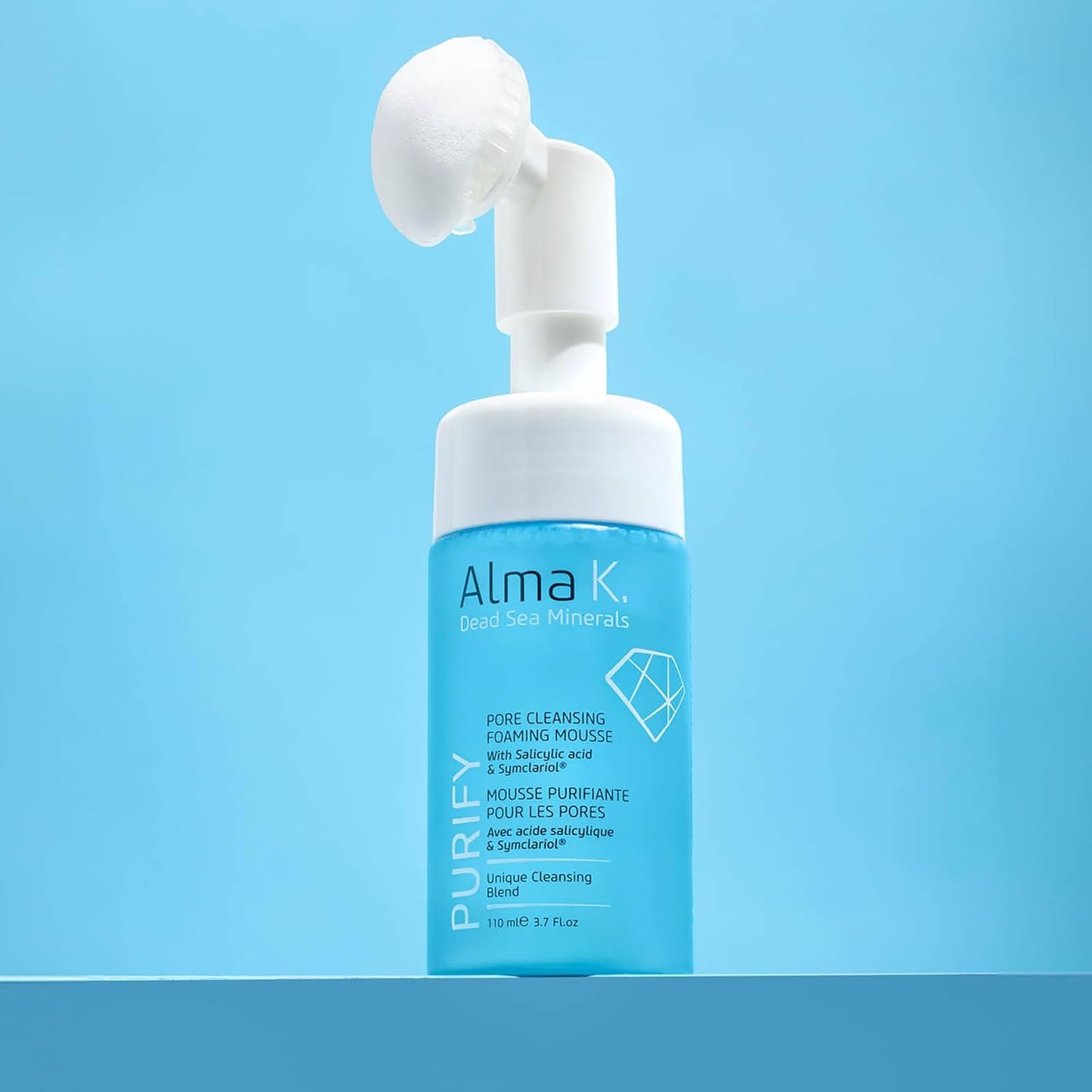 Alma K Pore Cleansing Foaming Mousse - Gentle Face Cleanser for Women - Hydrating Facial Cleanser with Salicylic Acid - Face Wash for Women - 3.7 Fl oz