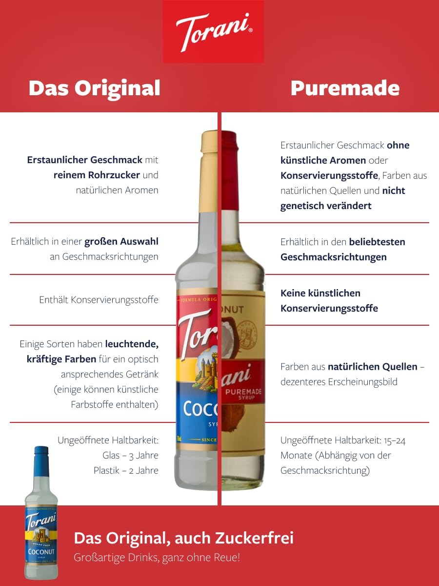 Torani 无糖肉桂香草味糖浆 750ml