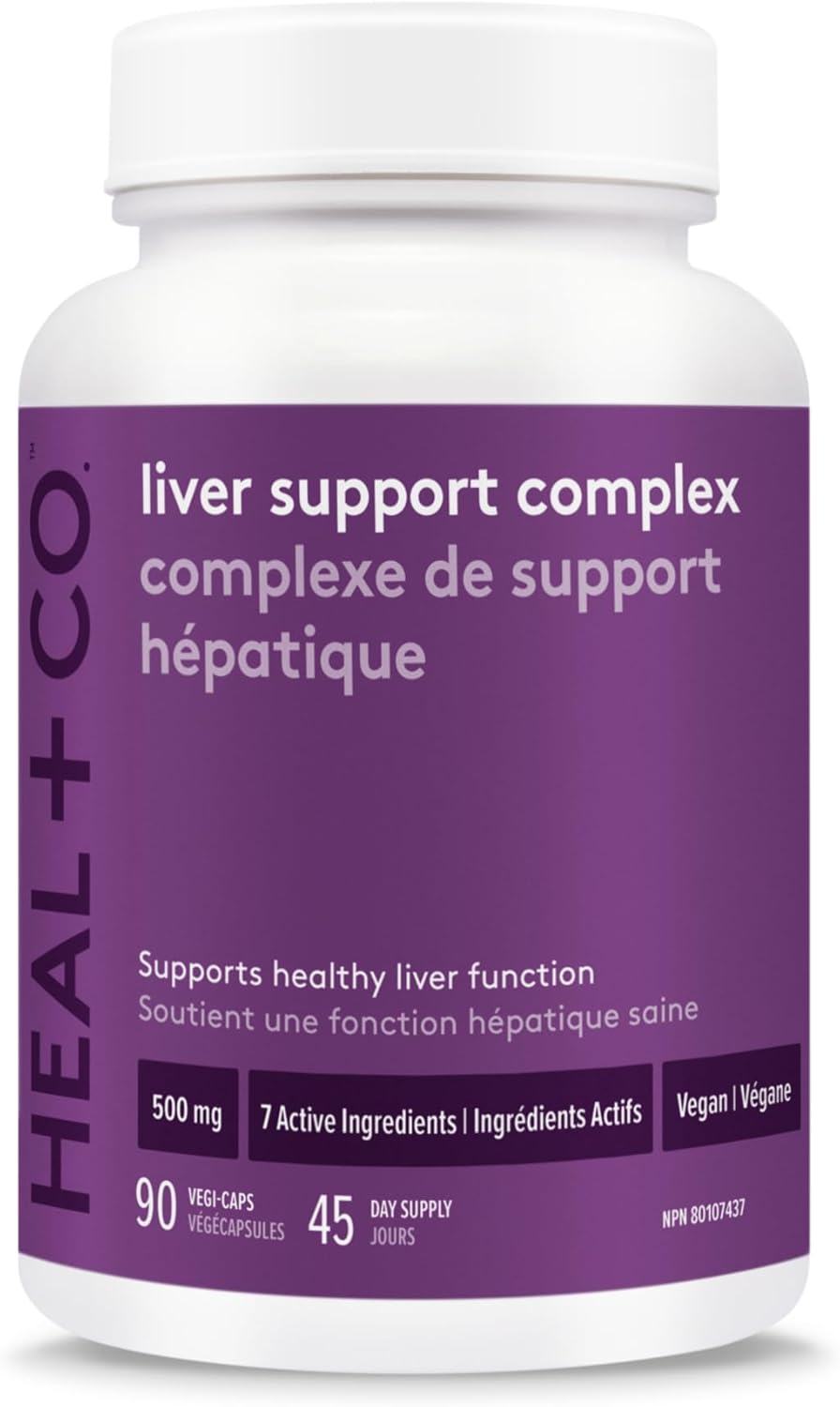 HEAL + CO. 肝脏支持复合物 90 粒素食胶囊