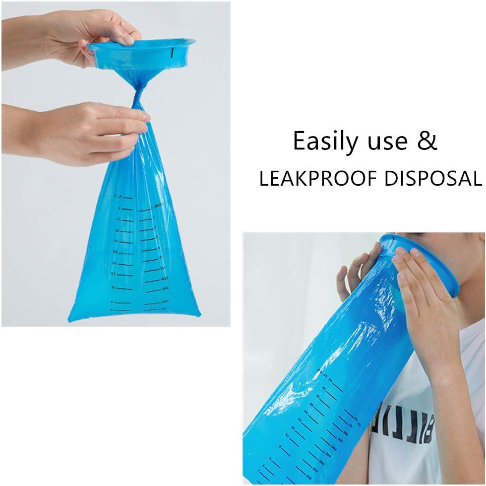 WOWHOUSE Disposable Sickness Emesis Vomit Bags– 1000ml,Pack of 30