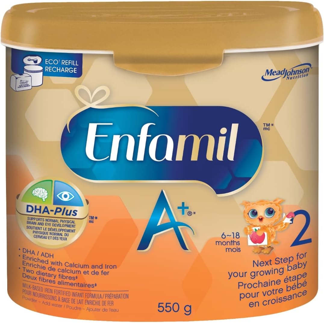 Enfamil A+ 2 嬰兒配方奶粉,550克