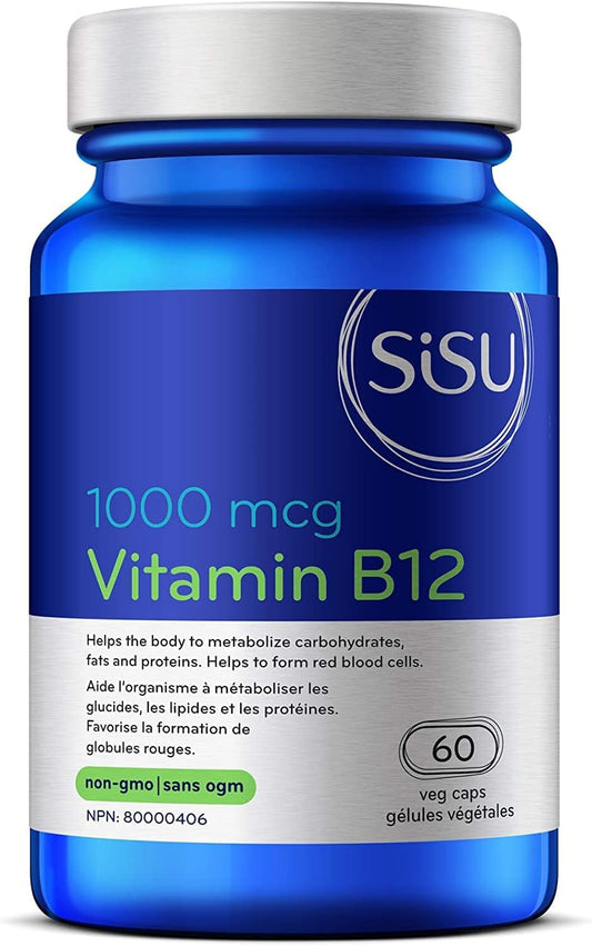 SISU B12 1000 微克氰钴胺素 60 VC