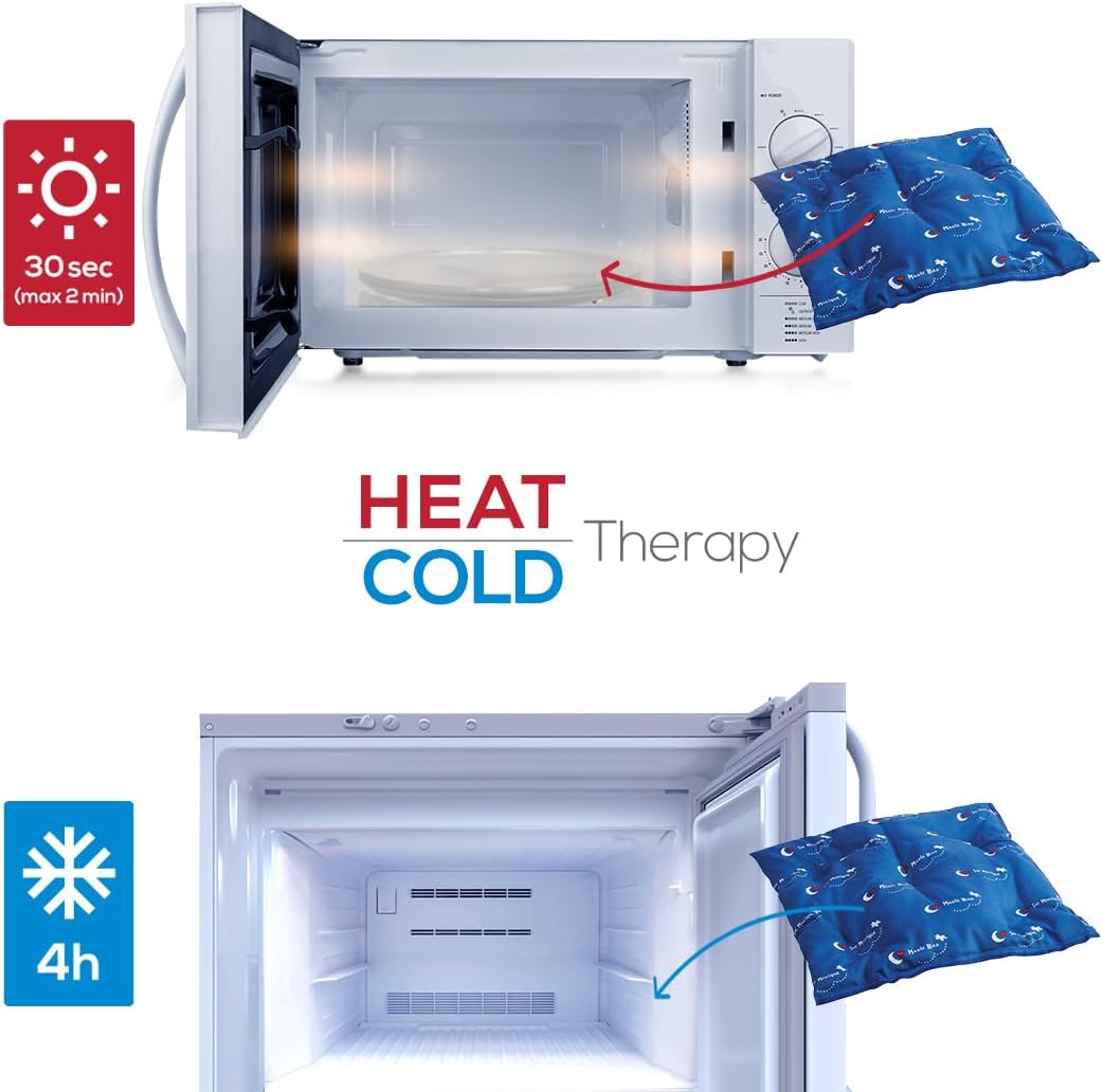 原廠魔法袋超大加熱壓縮袋,冷熱療法,緩解背部和肩部疼痛,無線冷熱敷袋,29 x 29 公分(11.5 英吋 x 11.5 英吋)