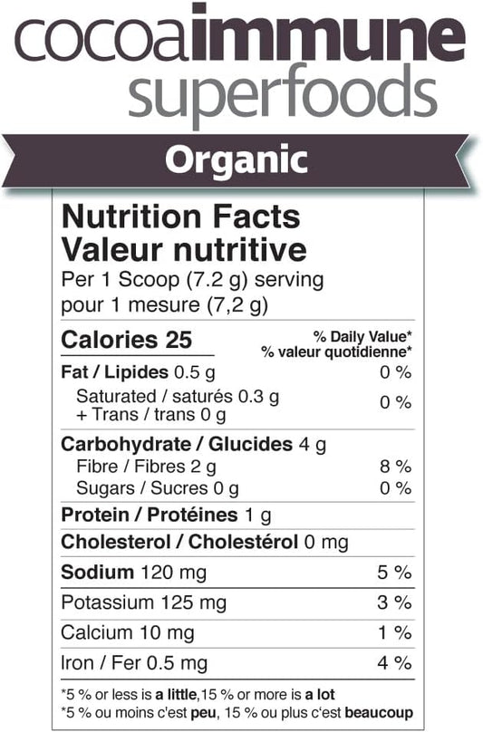 Prairie Naturals Organic CocoaImmune SuperFoods with Organic Black Garlic, Cocoa and Mushrooms - 150 Gram