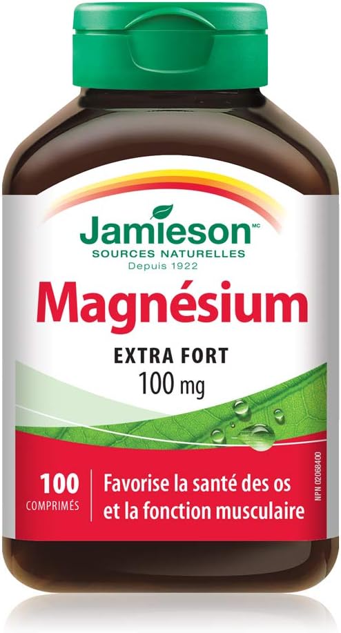 Jamieson Magnesium 100mg 100's 100 Tablets & Laboratories Zinc 25 Mg