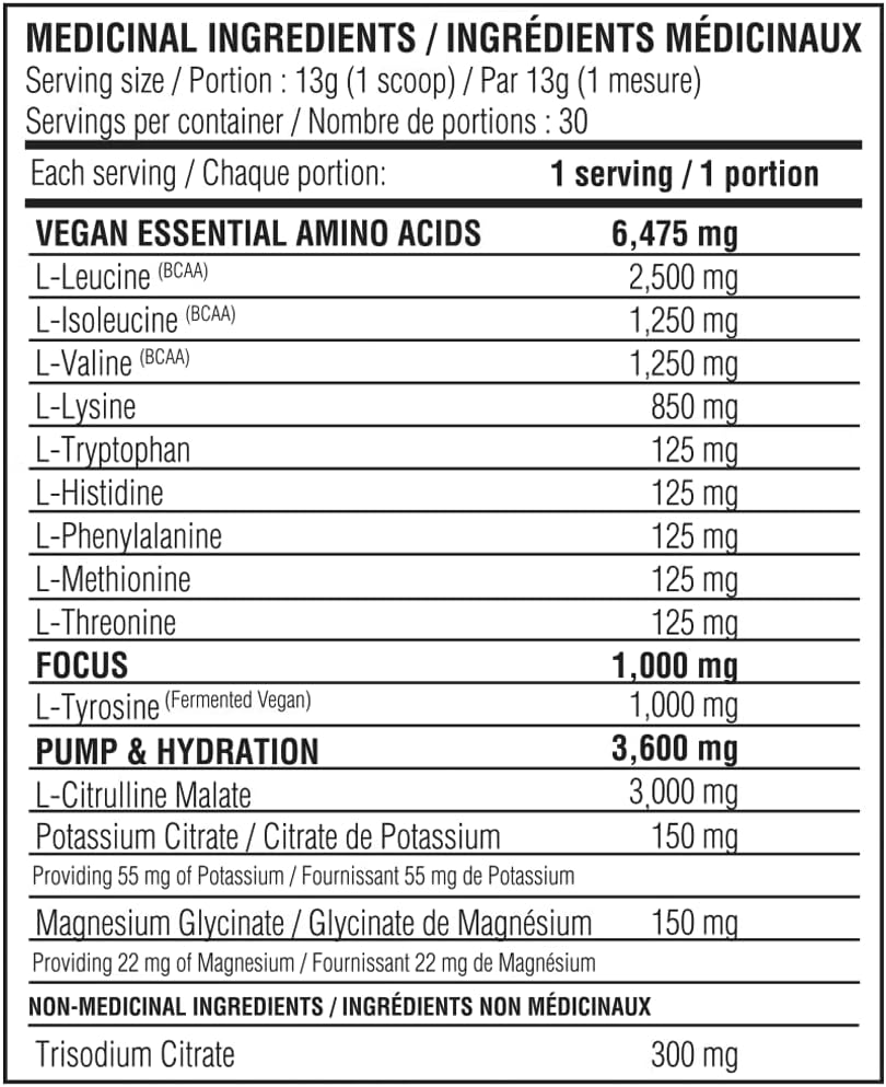 Believe Supplements 高性能 EAA - 必需氨基酸配方 | 促进肌肉恢复、性能和补水 | 提供无糖美味口味!(30 份,热带橙味)