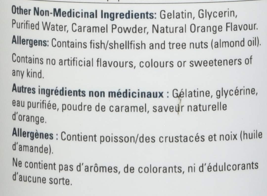 OmegEssential + Vitamin D Adult Fish Oil Supplement - 1,000 EPA + 550 DHA, 120 softgels | All natural, cold water, wild caught