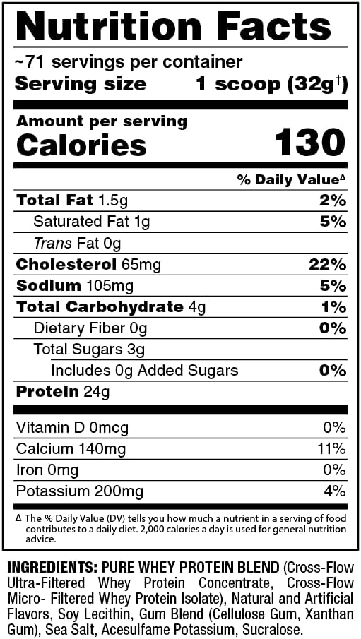 ALLMAX Nutrition - AllWhey Gold - 100% 乳清蛋白 + 优质乳清分离蛋白 - 香草味 - 5 磅