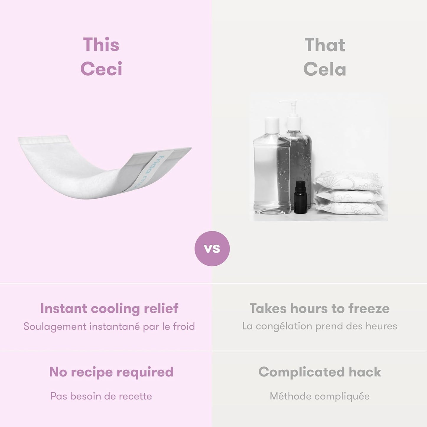 Frida Mom 二合一产后卫生巾,吸水会阴冰垫,速效冷疗包和产妇卫生巾合一,4 片