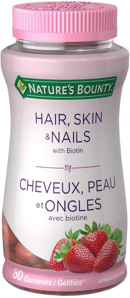 Nature's Bounty 头发、皮肤、指甲 + 维生素 B12 软糖套装