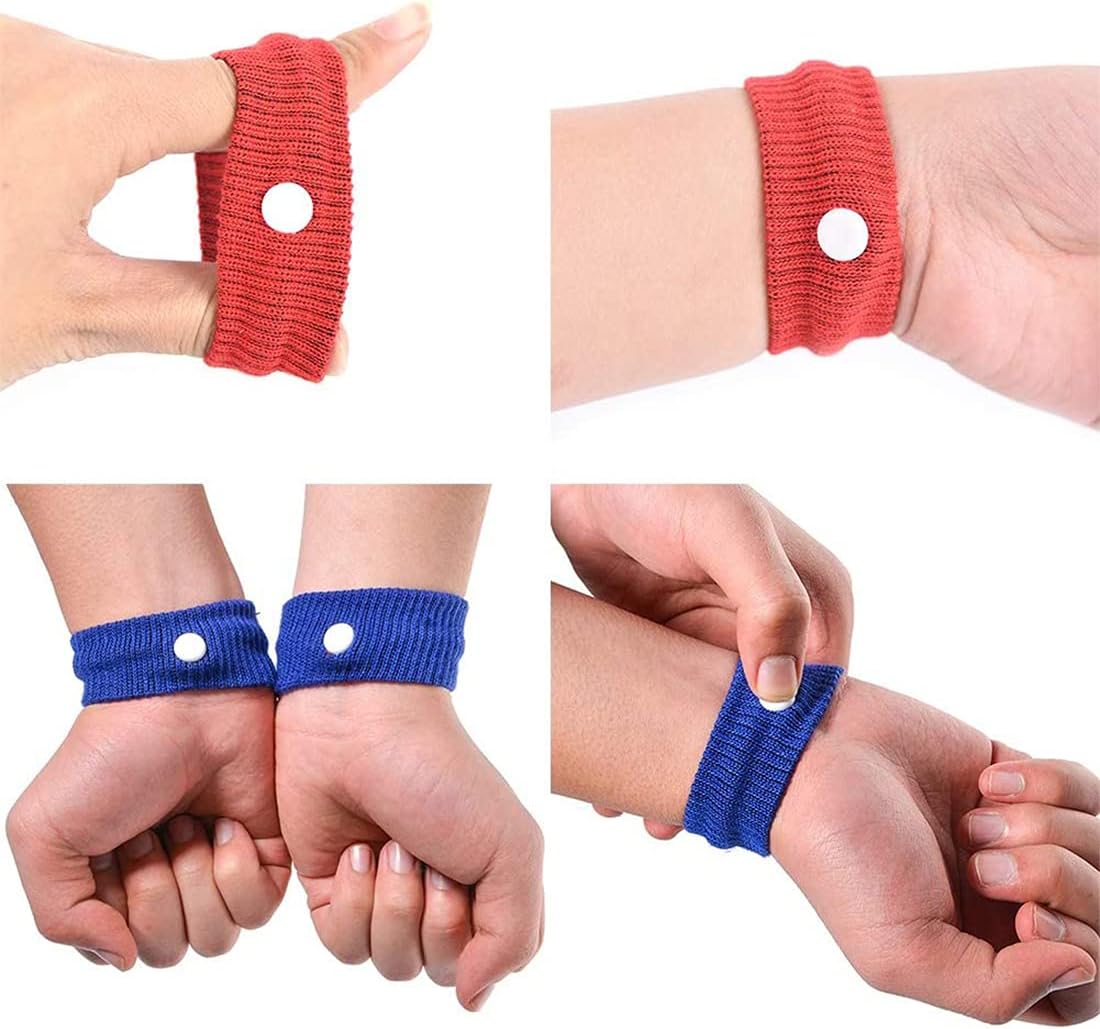 TUOTAO 8 件套旅行暈車手環,海上暈車手環,露營/遊輪/飛機旅行必備品