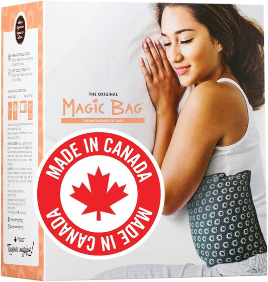 The Original Magic Bag Signature Edition Heating Compress, Hot/Cold Therapy for Stomach and Lower Back Pain Relief, Cordless Hot Cold Compress, 30.5 x 23 cm (12” x 9”)