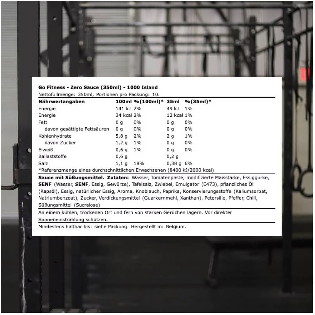 Go Fitness 零度酱 (350毫升) 千岛
