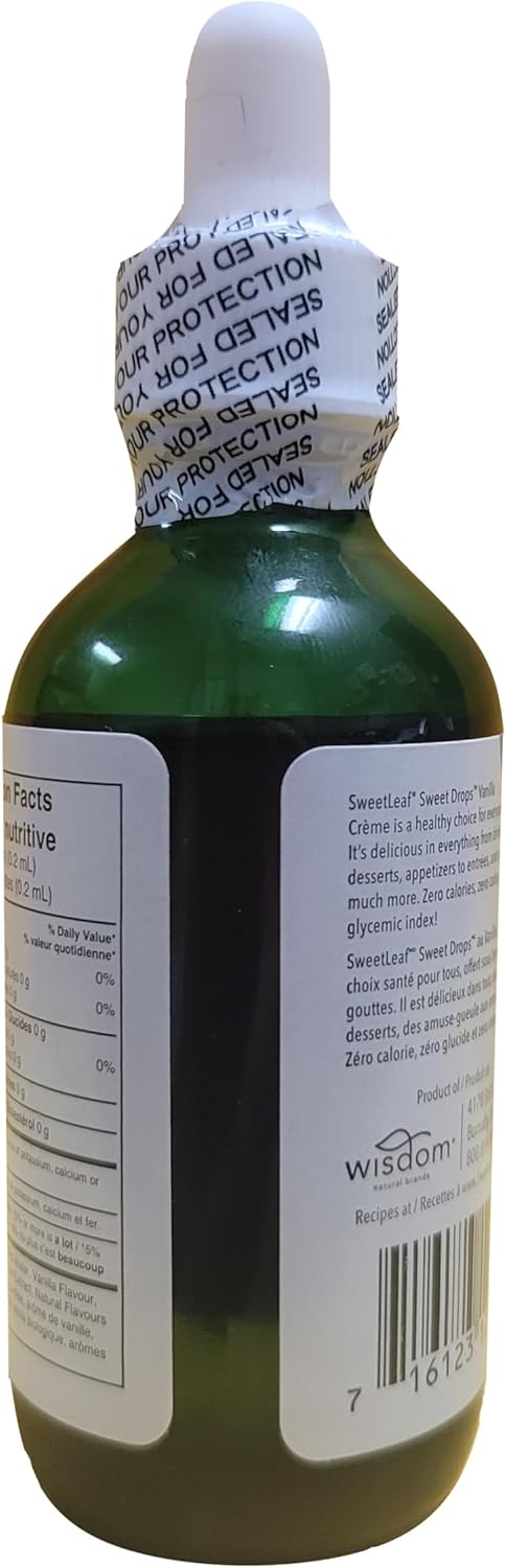 SweetLeaf Sweet Drops, Vanilla Creme, 2 Fl. Oz (Pack of 1)