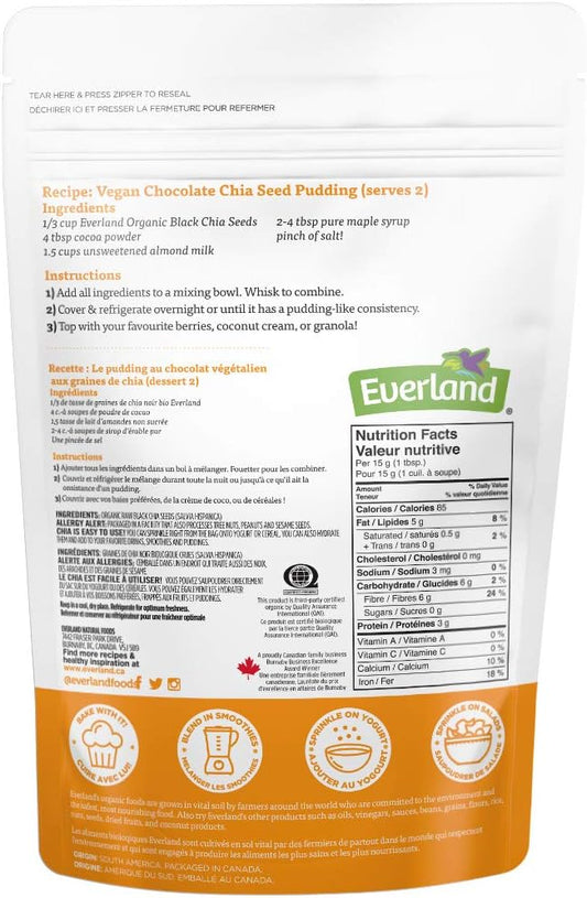 Everland 有機黑奇亞籽 340克