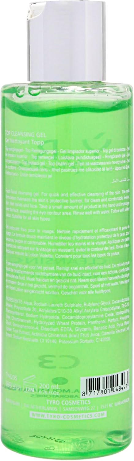 Top Cleansing Gel by Tyro for Unisex - 6.76 oz Gel