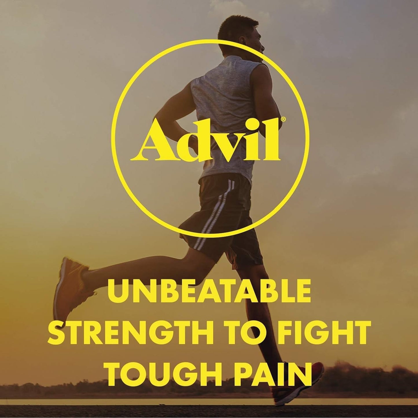 Advil Tablets (50 Count), 200 mg ibuprofen, Temporary Pain Reliever / Fever Reducer