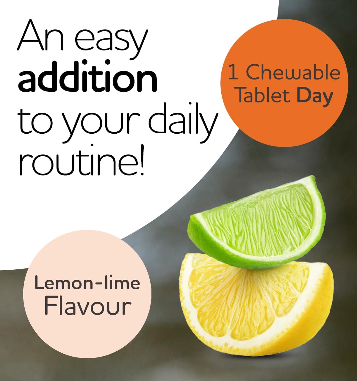 BioGaia 益生菌咀嚼片,促進消化健康 | 檸檬青檸口味 | 30 天用量/咀嚼片 | 成人及兒童適用 | 改善消化健康 | 緩解便秘 | 預防腹瀉