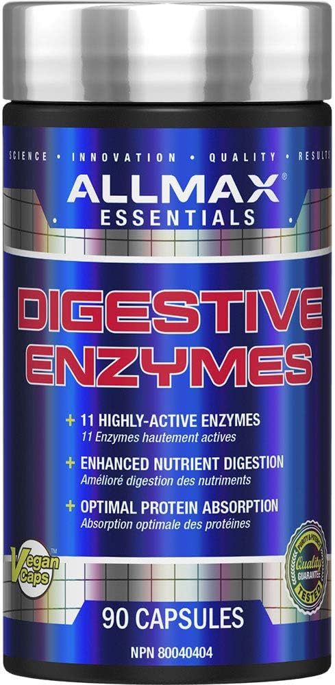 ALLMAX Nutrition - Digestive Enzymes + Protein Optimizer - 90 Count