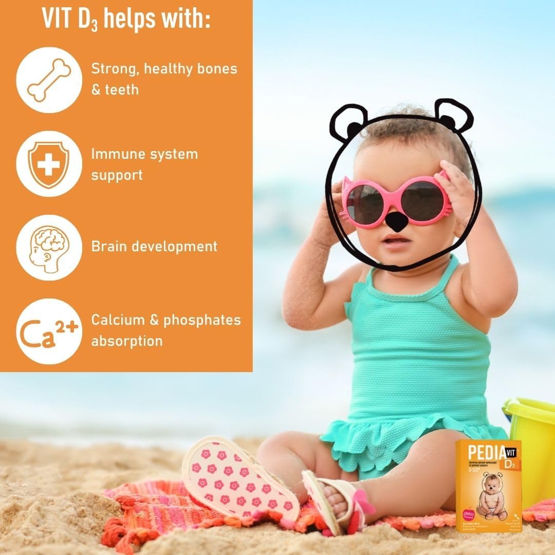 PediaVit 液體維生素 D3 400IU,50mL