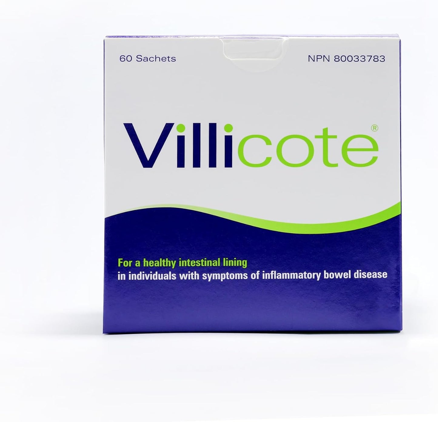 Wellesley Therapeutics Villicote, Restores Gut Integrity, Digestive Comfort, Soothes Abdominal Discomfort, Non-GMO, Gluten-Free, Dairy-Free, 120g, 60 sachets