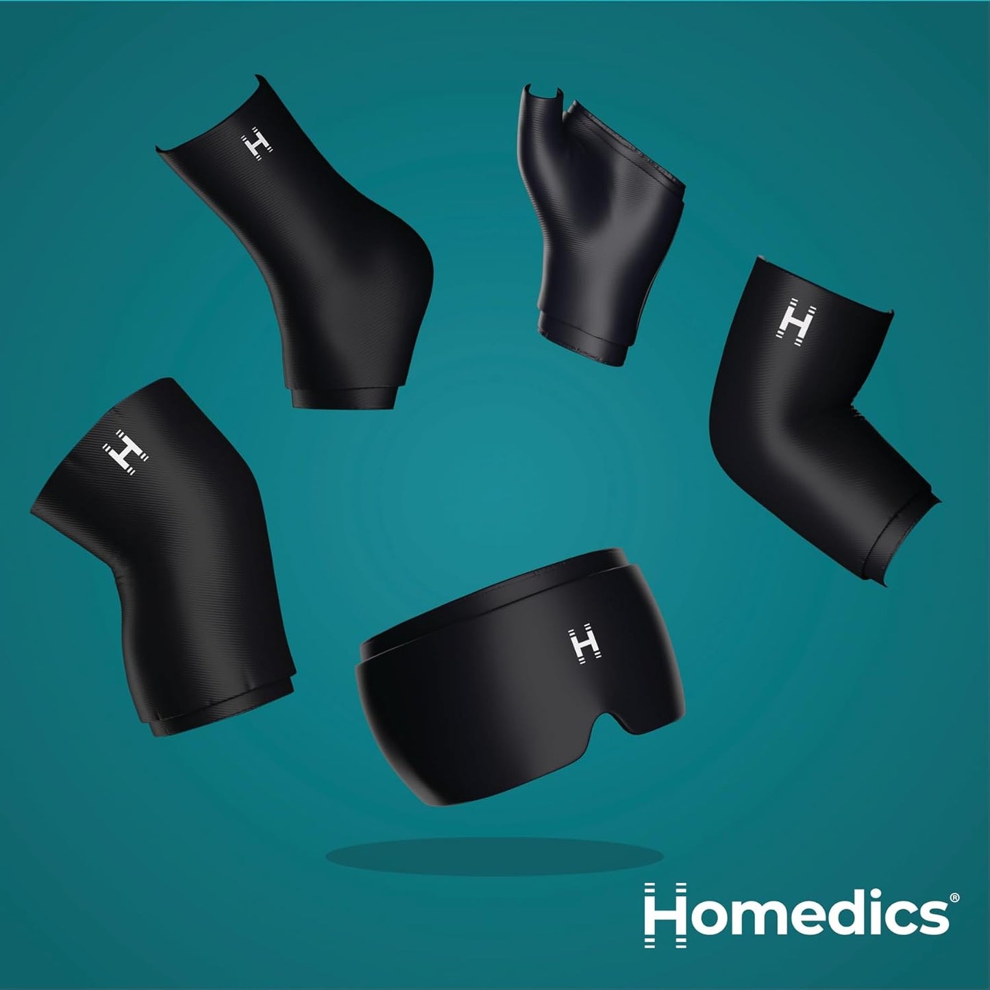 Homedics 偏頭痛緩解帽 – 360° 穿戴凝膠冰袋 | 冷熱療法帽 | 遮光、可重複使用、均碼彈性