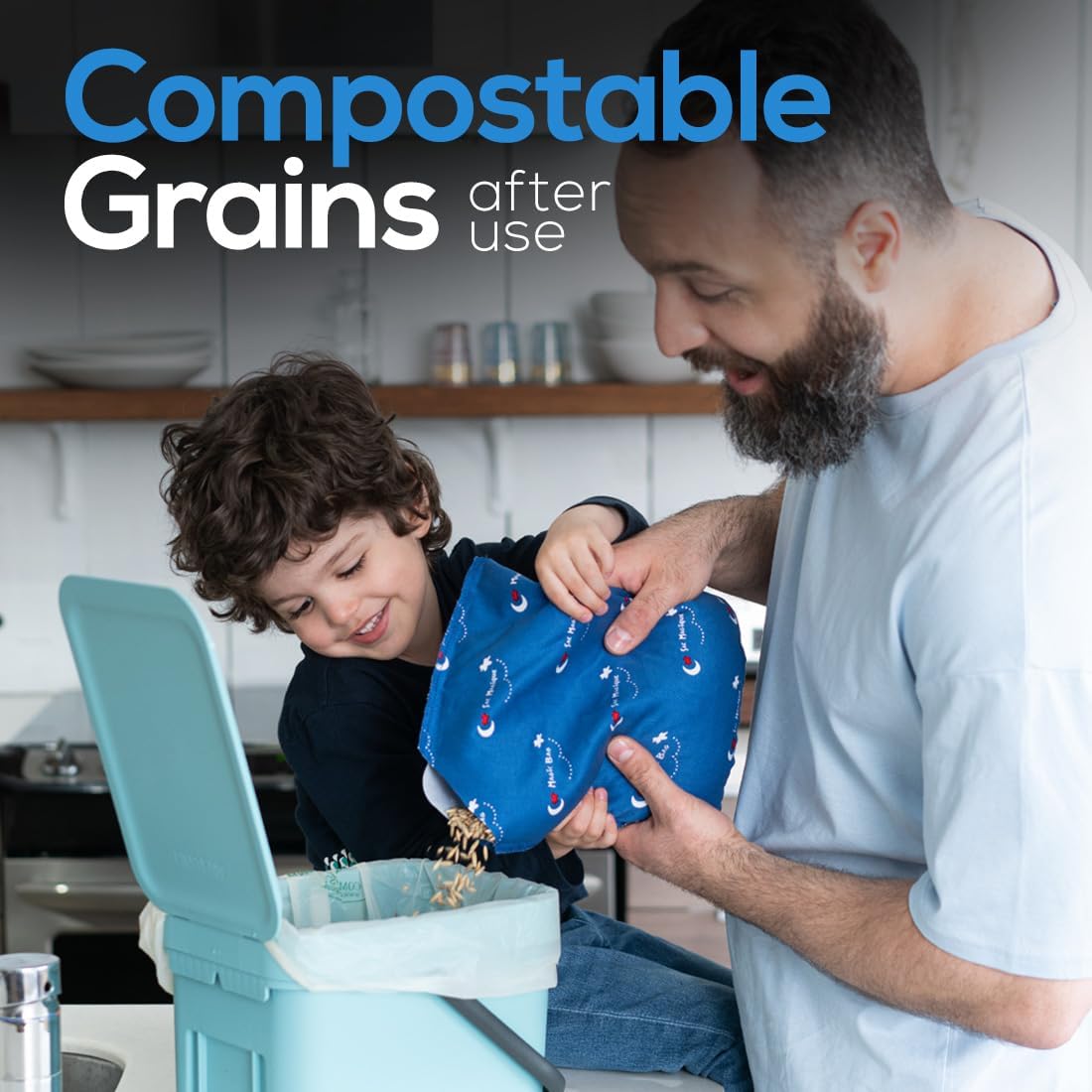 原廠魔法袋實用魔法袋熱敷袋,冷熱療法,緩解胃痛,無線冷熱敷,28 x 24 公分(11 吋 x 9.5 吋)