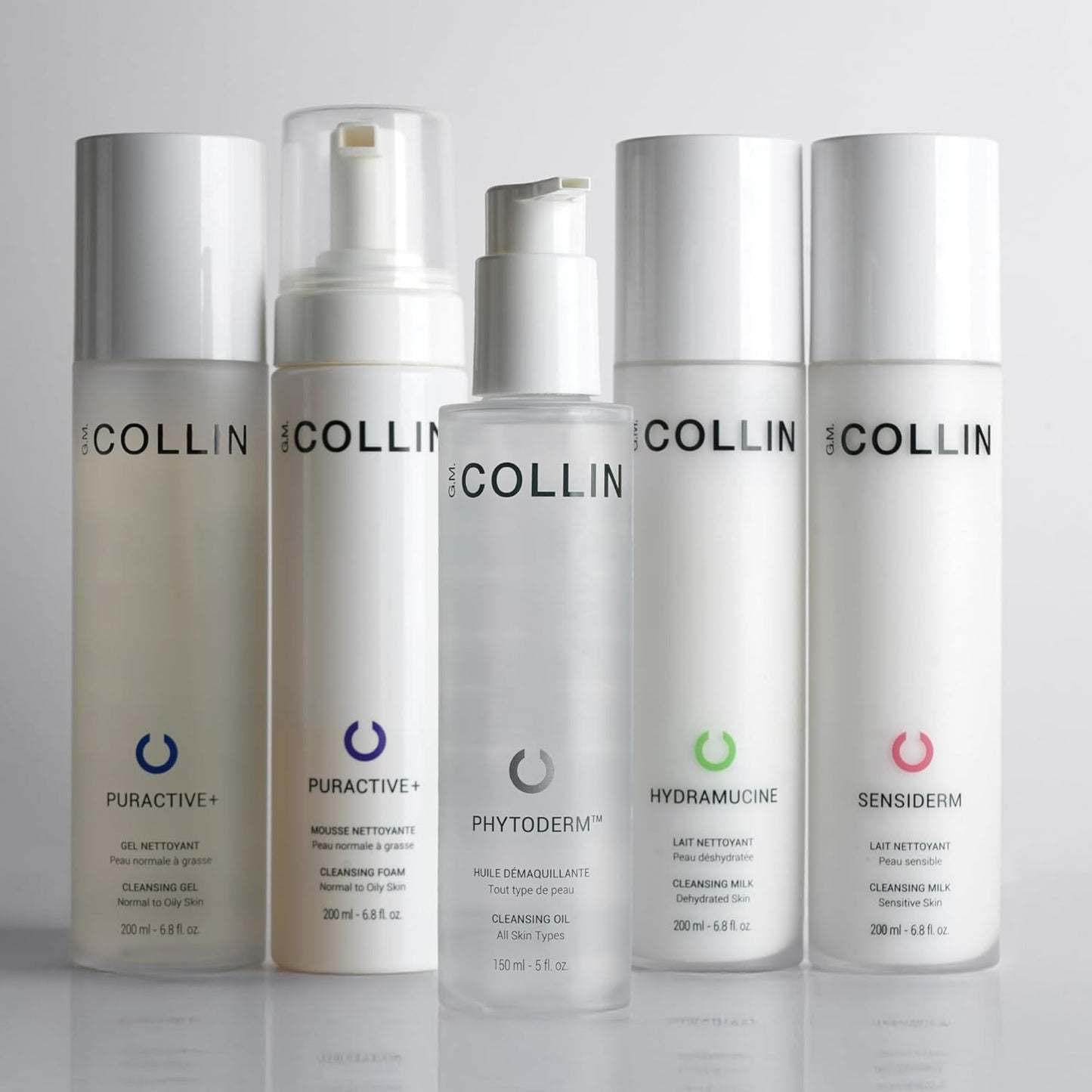 G.M. COLLIN Hydramucine Cleansing Milk | Gentle Face Wash for Dehydrated Skin | Eliminates Skin Impurities and Removes Make-up