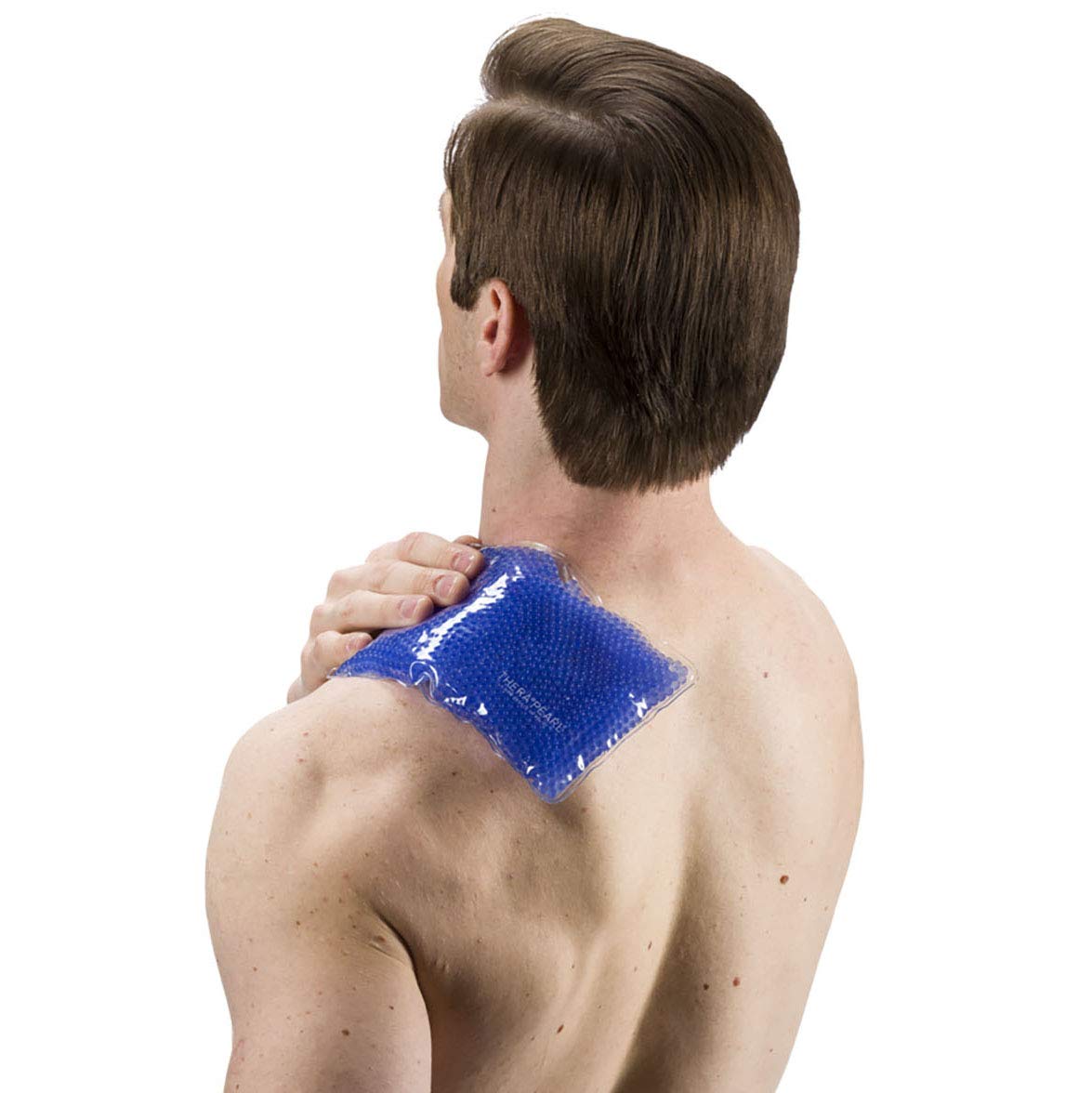 TheraPearl 可重复使用冷热敷袋,带绑带,运动尺寸,含凝胶珠,适合运动员使用,灵活的冷热敷袋,用于缓解关节炎疼痛、肿胀、运动损伤、冷却和加热垫