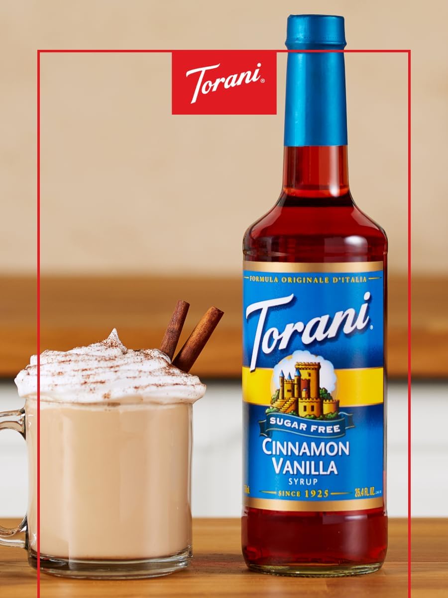 Torani 无糖肉桂香草味糖浆 750ml