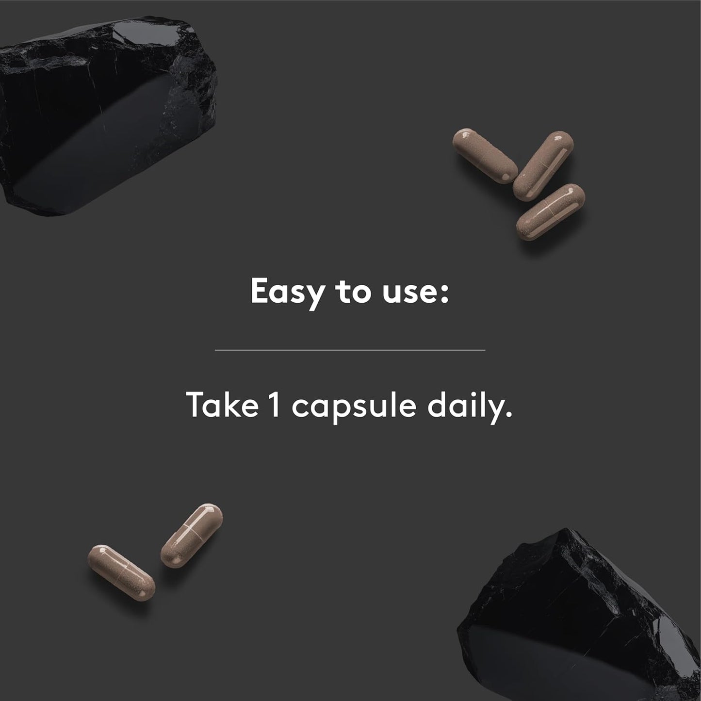 HEAL + CO. 喜来芝 - 提升能量,支持荷尔蒙平衡,天然增强活力,100% 纯喜马拉雅喜来芝,90 粒素食胶囊