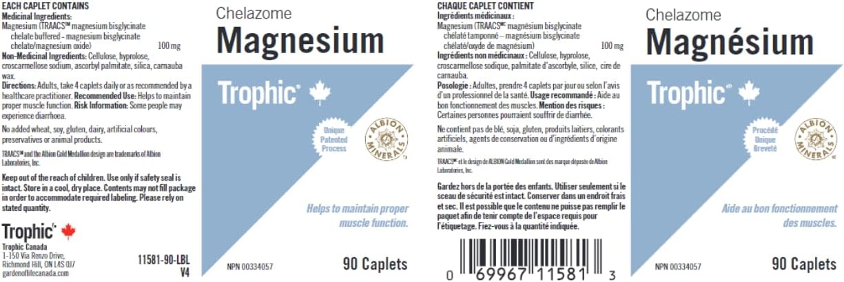 營養鎂 - Chelazome 膠囊,90 粒