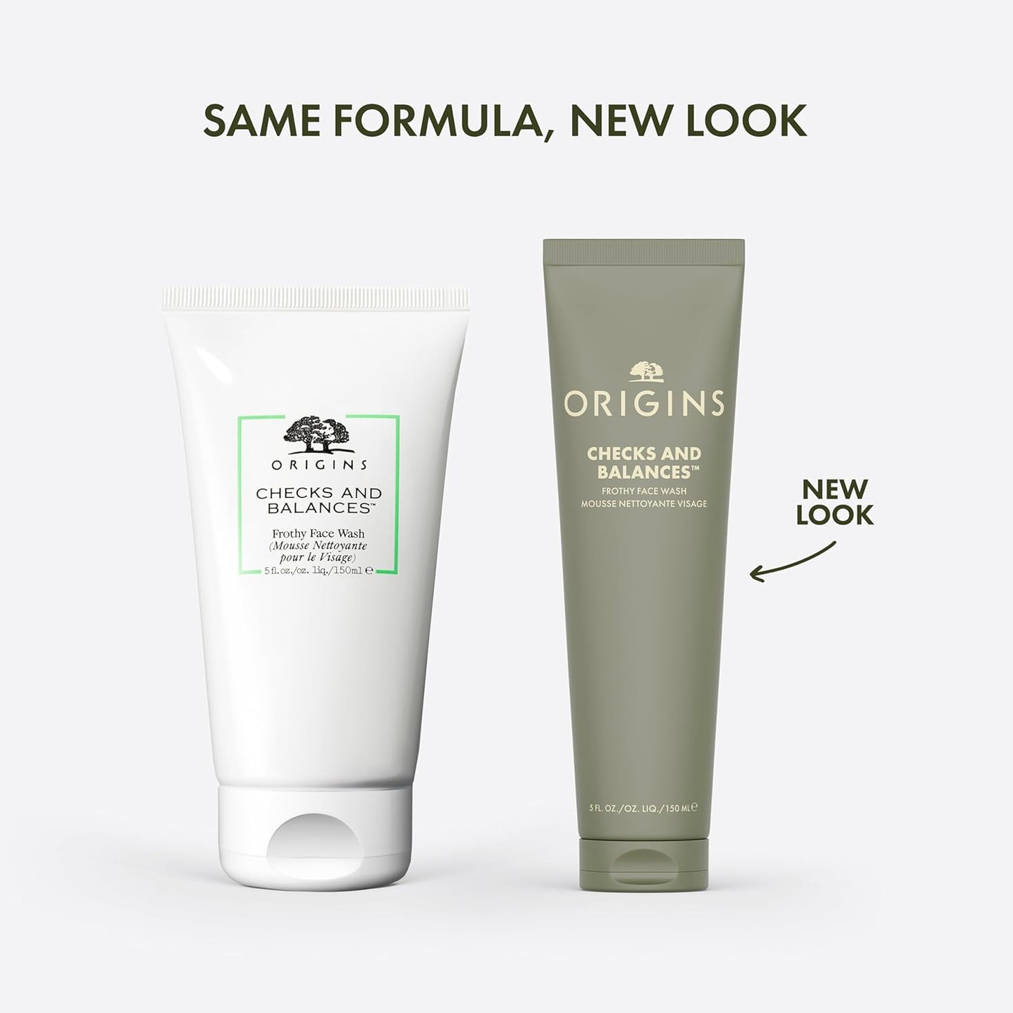 Origins Checks and Balances Frothy Face Wash | Gentle Face Cleanser for All Skin Types | With Mint