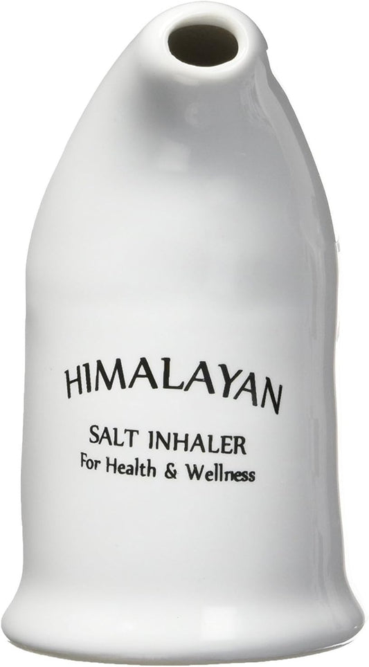 YOGTI 喜马拉雅盐吸入器,含 100 克正宗喜马拉雅粉红食品级盐,可缓解哮喘和过敏症状