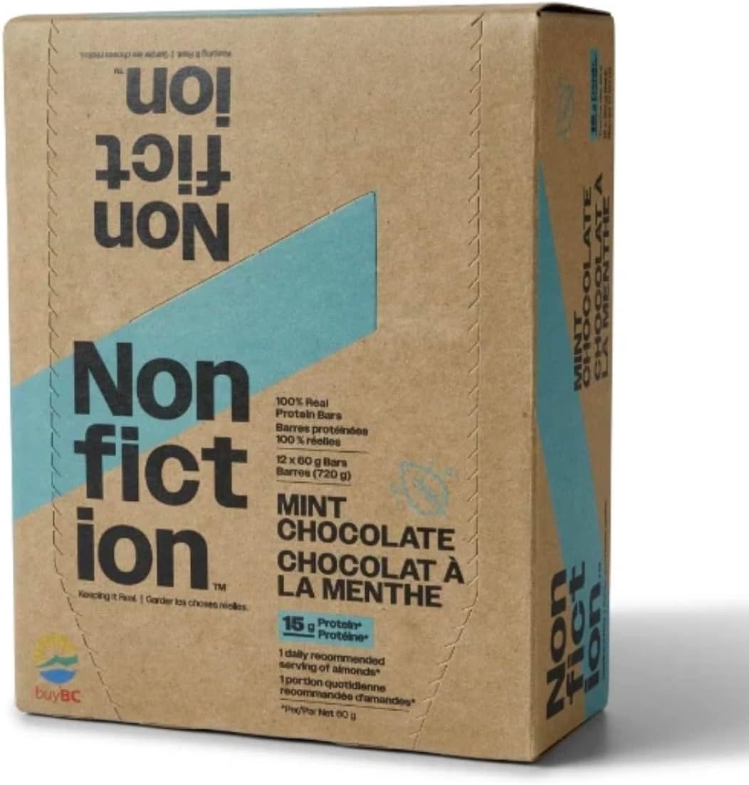 Nonfiction Protein Bar Mint Chocolate 12x60g (Pack of 12)