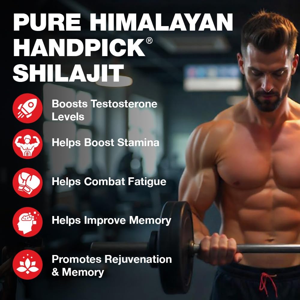 強效喜來芝膠囊 500 毫克 | 更強效的 20:1 萃取物 | 20000 毫克 D.H.E | 男女適用純喜馬拉雅喜來芝囊 | 50% 黃腐酸和 85+ 種微量礦物質 | 120 粒膠囊 | 能量、耐力和活力支持 | 產於…