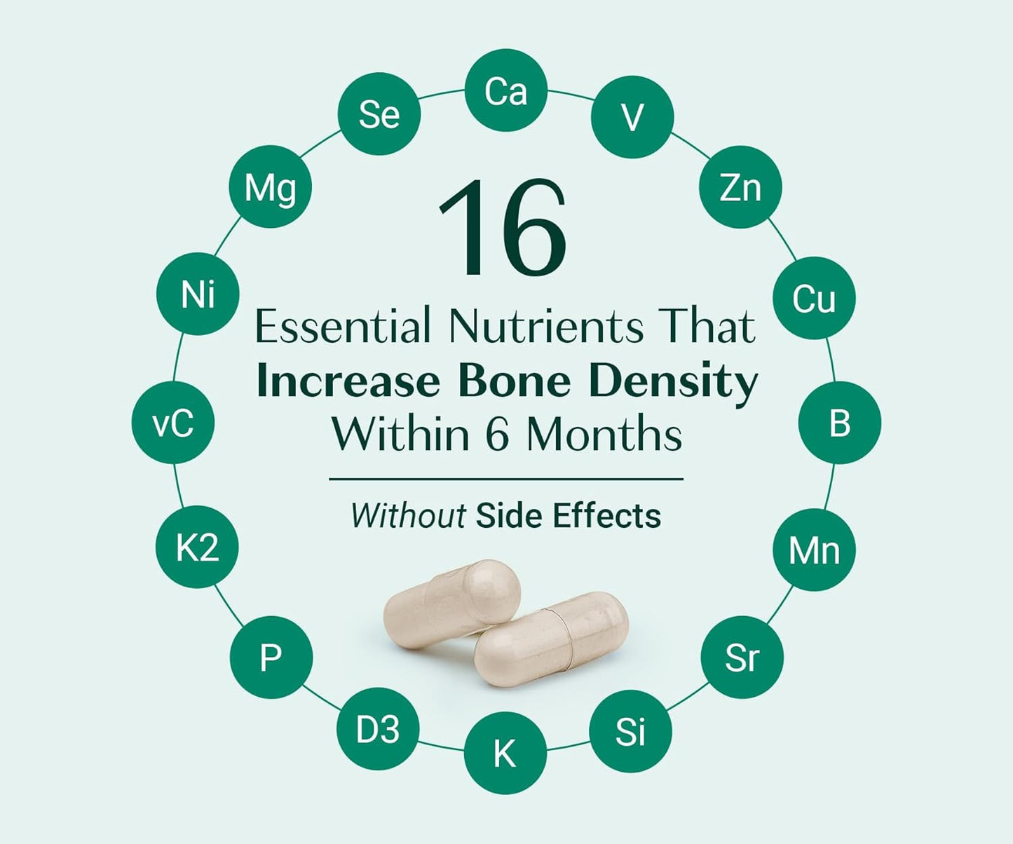 AlgaeCal - Bone Builder Pack for Bone Density, Clinically Supported Plant Based Calcium & Strontium Supplement with Vitamin D3, K2, Magnesium & Trace Minerals for Bone Health, 3 pack, Made in Canada