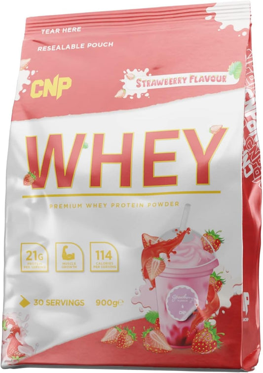 CNP Professional Premium Whey Protein Powder Strawberry 900g