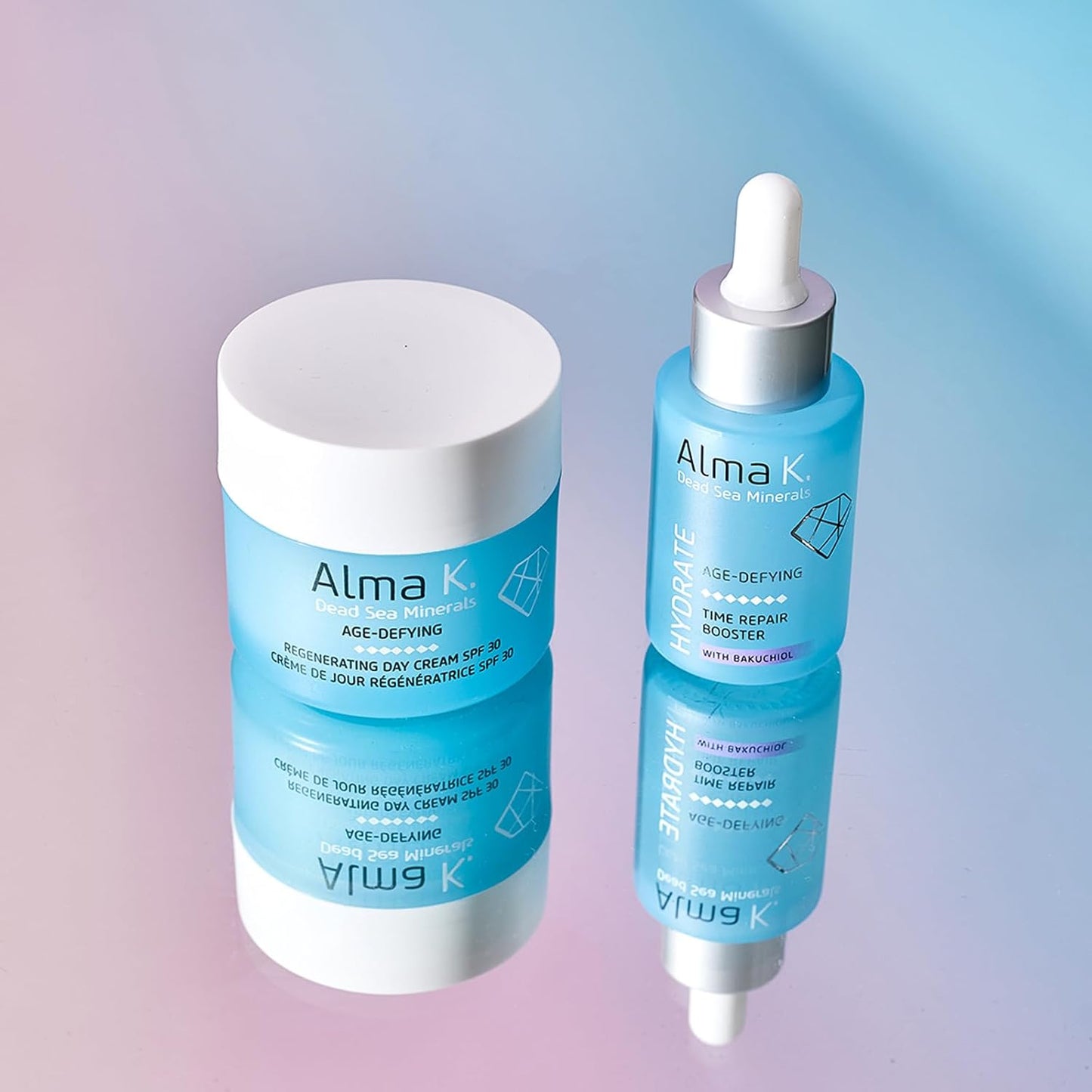 Alma K 抗衰老再生日霜 SPF 30 - 抗衰老面霜 - 每日面部保湿霜,含 SPF - 含补骨脂酚、透明质酸 - 1.7 盎司