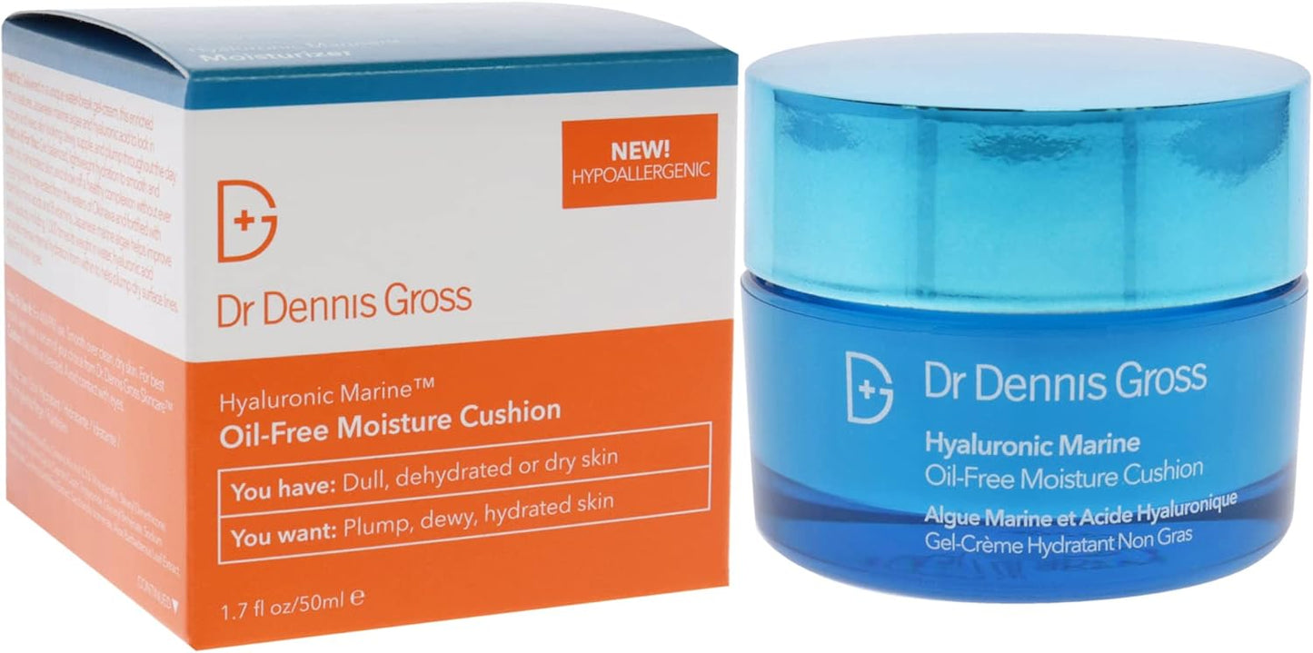 Dr. Dennis Gross Hyaluronic Marine Oil-Free Moisture Cushion Moisturizer Unisex 2 oz