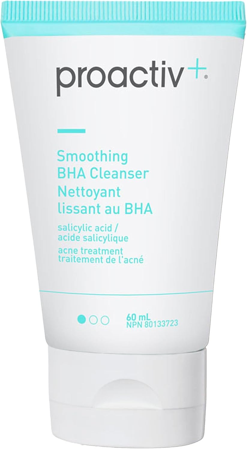 Proactiv+ 柔滑 BHA 洁面乳,6 盎司,无香型祛痘,适合所有肤质,1% 水杨酸洁面乳,含舒缓芦荟成分