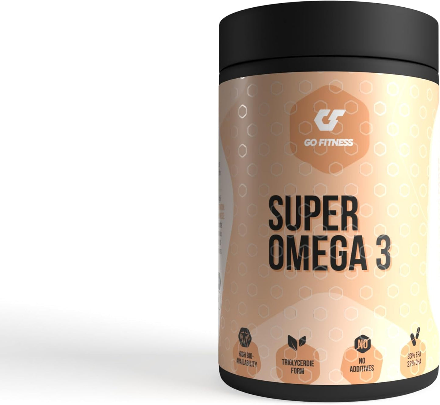 Go Fitness 超级 Omega-3(120 粒胶囊)原味 - 维生素、矿物质与健康 - 脂肪酸
