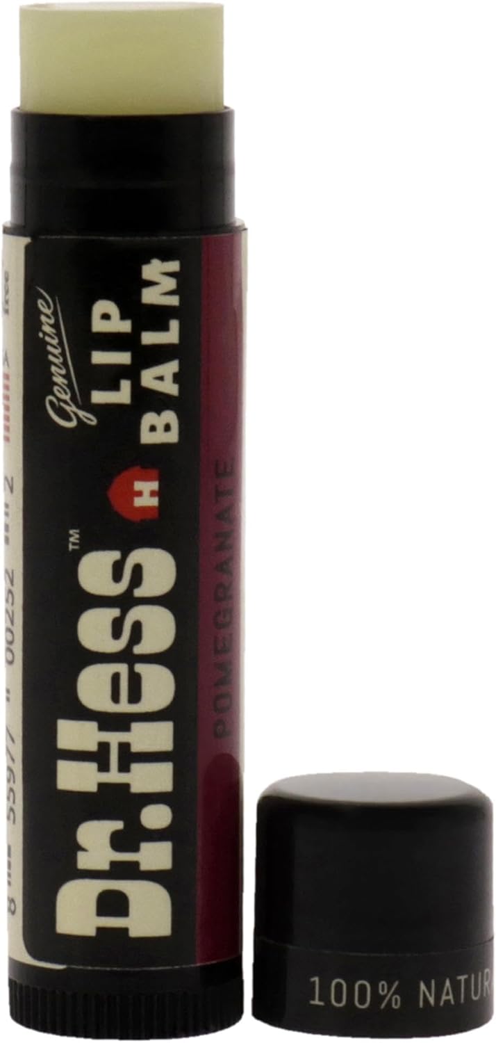 正品潤唇膏 - Dr. Hess 石榴味,男女通用 - 0.15 盎司潤唇膏