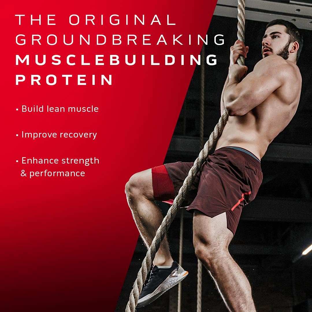 Muscletech Whey Protein Powder - Nitro-Tech Ultimate Muscle Building Formula with Whey Protein Isolate & Peptides - 30g of Protein, 3g of Creatine & 6.8g of BCAA - Milk Chocolate, 5 Pound (Pack of 1)