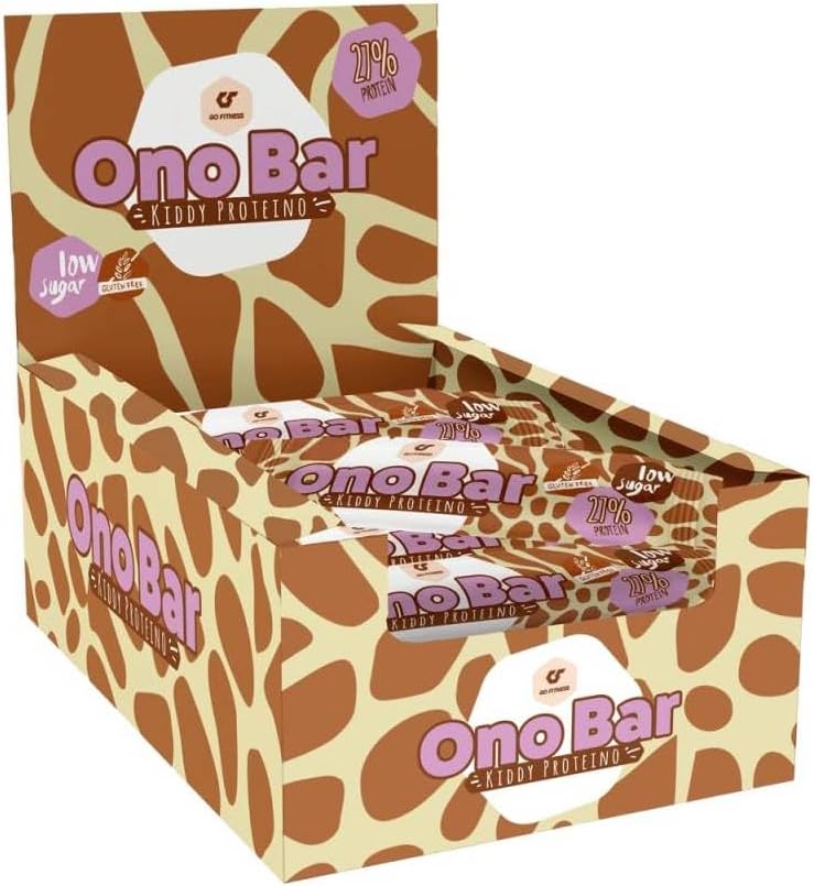 GoFitness Nutrition ONO Bar Kiddy Proteino Flavor – 12x40g Pack – Protein-Rich Snack for and Adults, Fitness Nutrition, Muscle Recovery