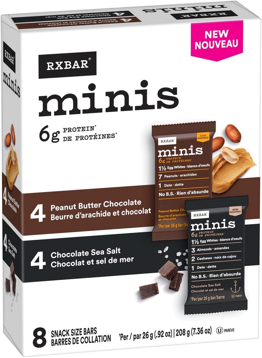 RXBAR® Minis 蛋白棒什锦装 8 x 26 克