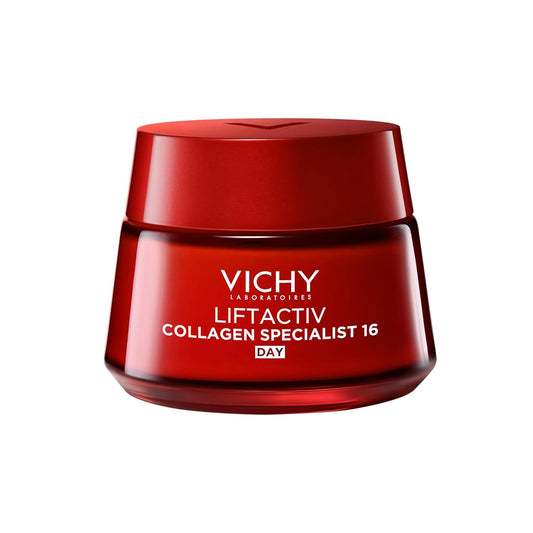 薇姿臉部保濕霜和眼霜,Liftactiv 膠原蛋白專家日霜、晚霜或眼霜抗老套裝,經敏感肌膚測試,不含防腐劑,低過敏性,皮膚科醫生推薦