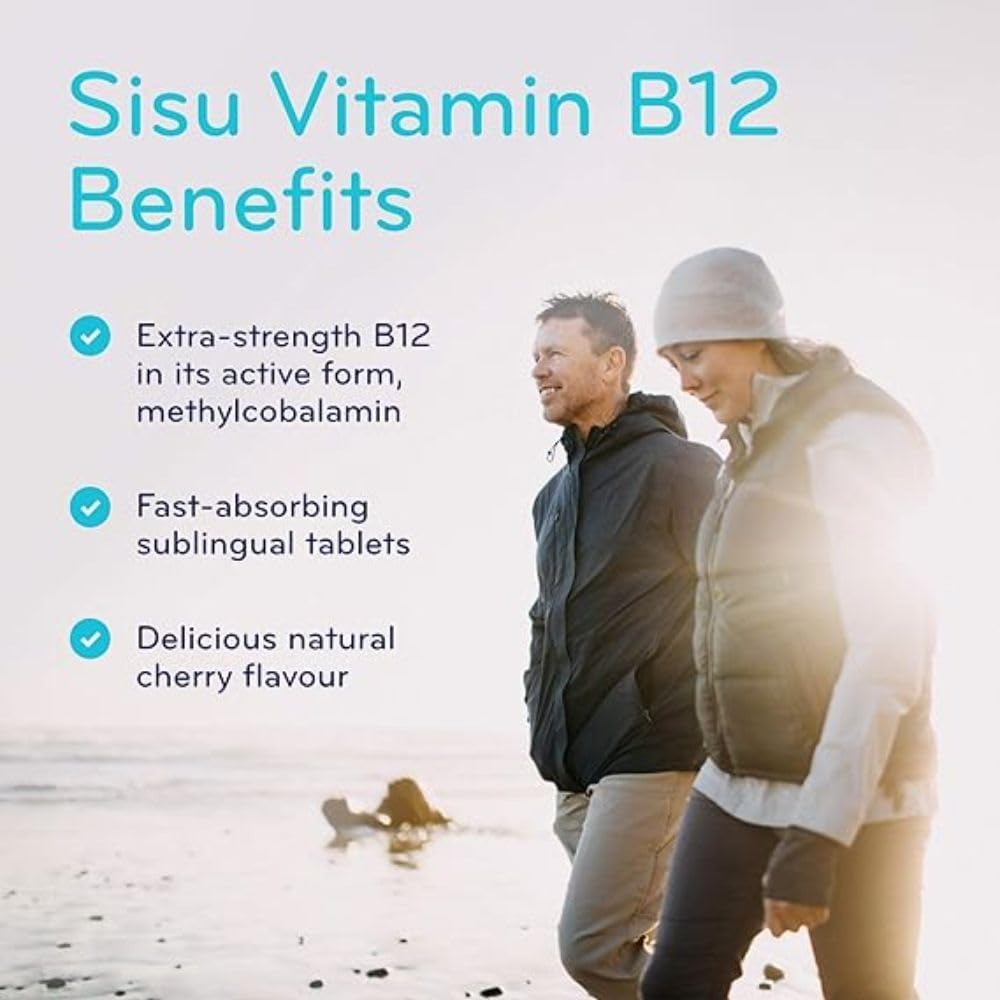 SISU B12 5000 微克甲鈷胺,舌下含服,櫻桃味 60 片
